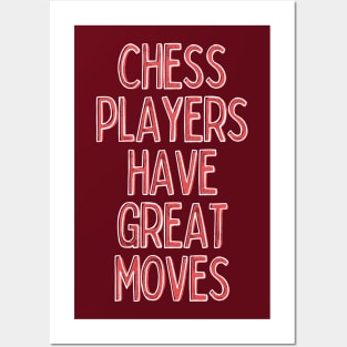 Chess Player / Funny Quote Design Gift Posters and Art